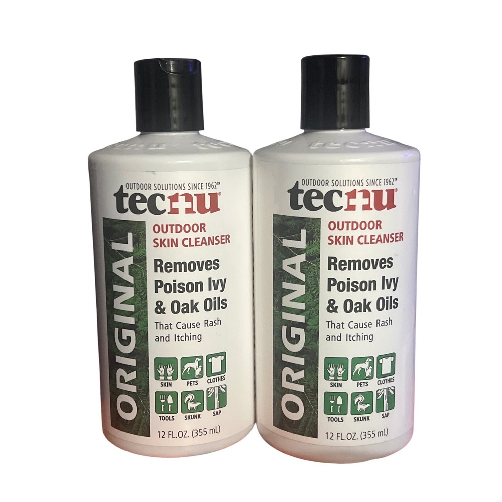 Tecnu Original Outdoor Skin Cleanser Poison Ivy Oak Oil Remover 12oz 2 Pack